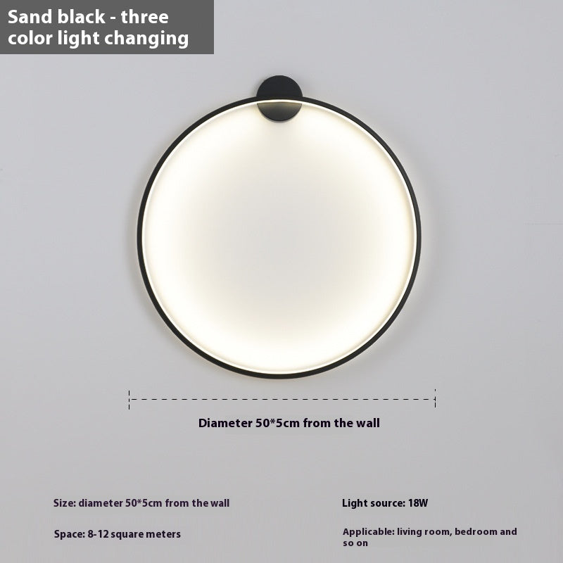 Bedroom Ring Bedside Lamp Minimalist Wall Lamp