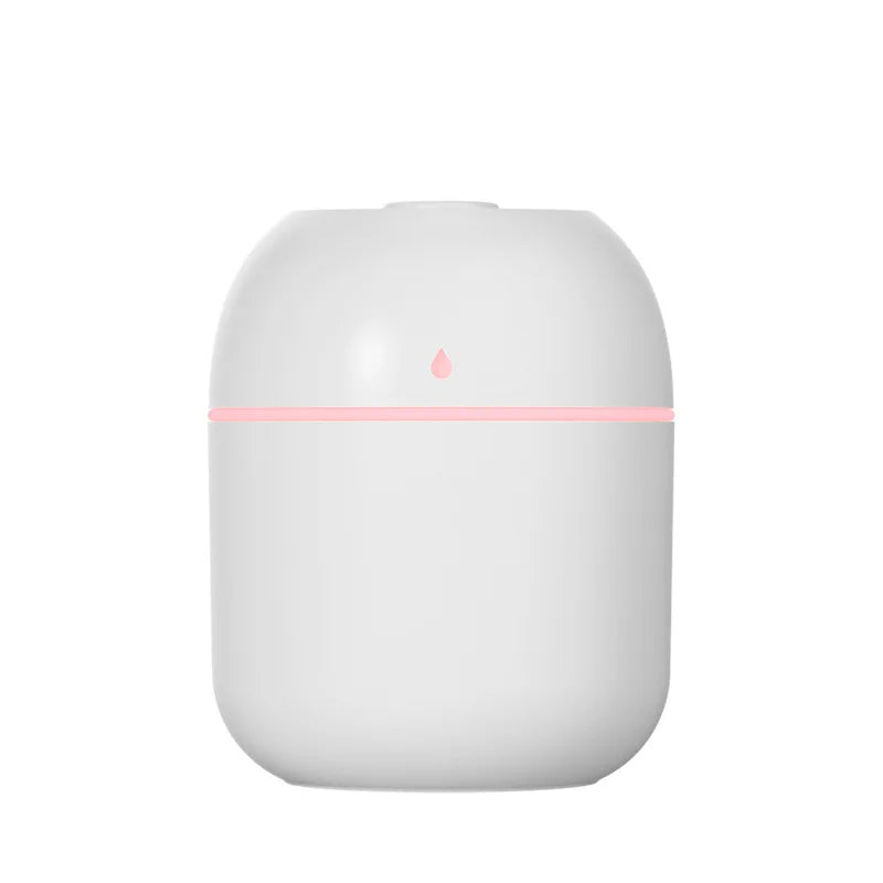 ABS Water drop 220ML Small Air Humidifiers for Home with 1M USB 6-10H Spray Diffuser Aroma Essential Mist Maker Colorful light